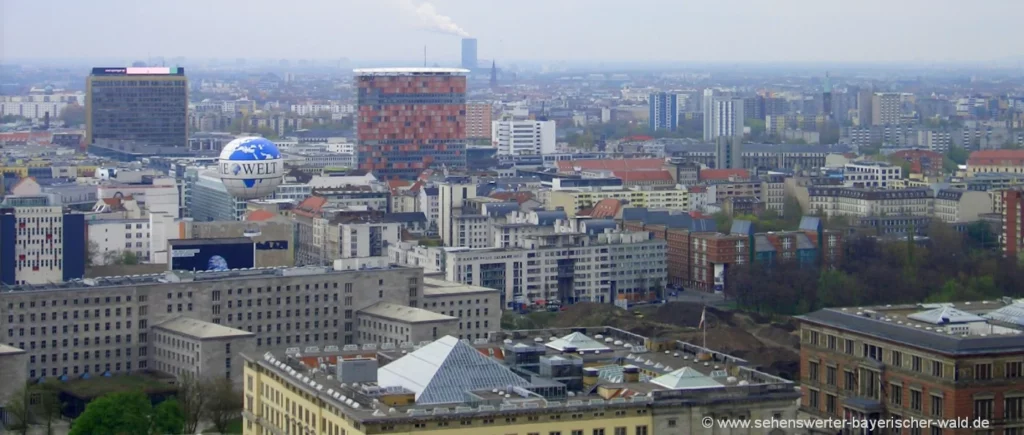 Skyline Berlin Wohnmobil mieten in Berlin - Skyline und Attraktionen