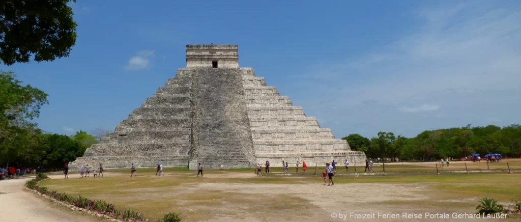 Maya Pyramide Chichén Itzá Mexiko Rundreise Yucatan Chichen Itza Attraktionen Maya Pyramiden