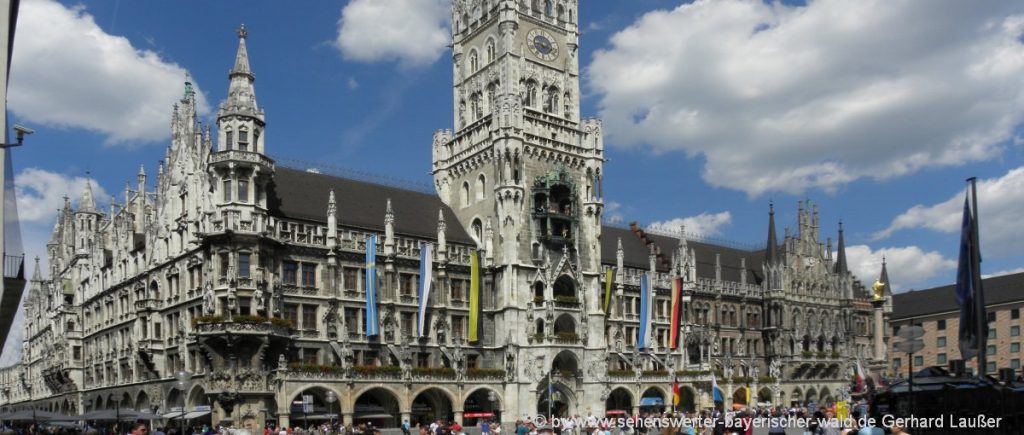 München Marienplatz Rathausplatz Urlaub in Bayern Städtereisen in Deutschland München Highlights