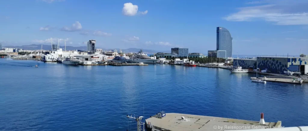 Schiffsreise Spanien Hafen in Barcelona Schiffsreise nach Spanien Hafen in Barcelona Attraktionen Mittelmeer