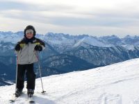 Skiurlaub Deutschland Alpen Berge Skifahren